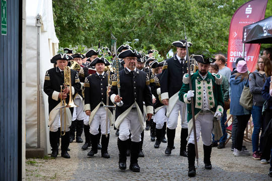 01.08.25 I Das Schlossfest I Bürgerwehr und Musikverein Lauchheim I Foto: Frank Bieg