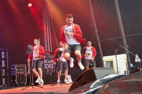 01.08.25 I Das Schlossfest I Urban Brass I Foto: Frank Bieg