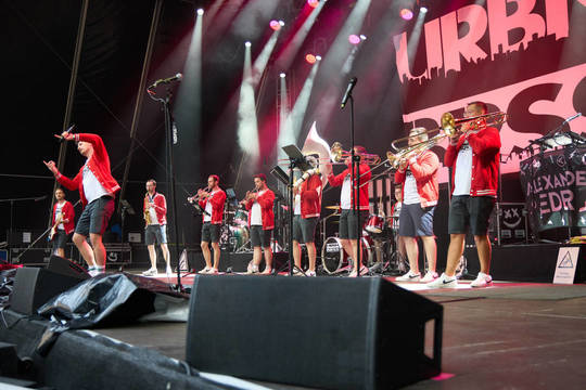 01.08.25 I Das Schlossfest I Urban Brass I Foto: Frank Bieg