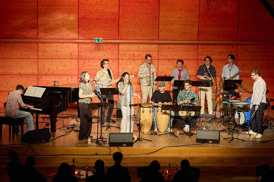 13.03.2026 I Linus Rebmann Trio & Salsa-Ensemble der HMDK Stuttgart I Foto: Frank Bieg