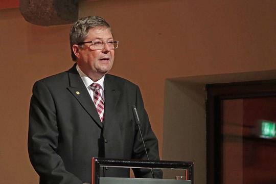 Akademiedirektor Erich W. Hacker hielt die Laudatio